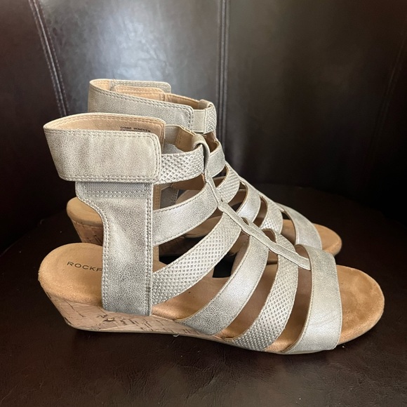 Gladiator sandal metallic gray. - Picture 2 of 5